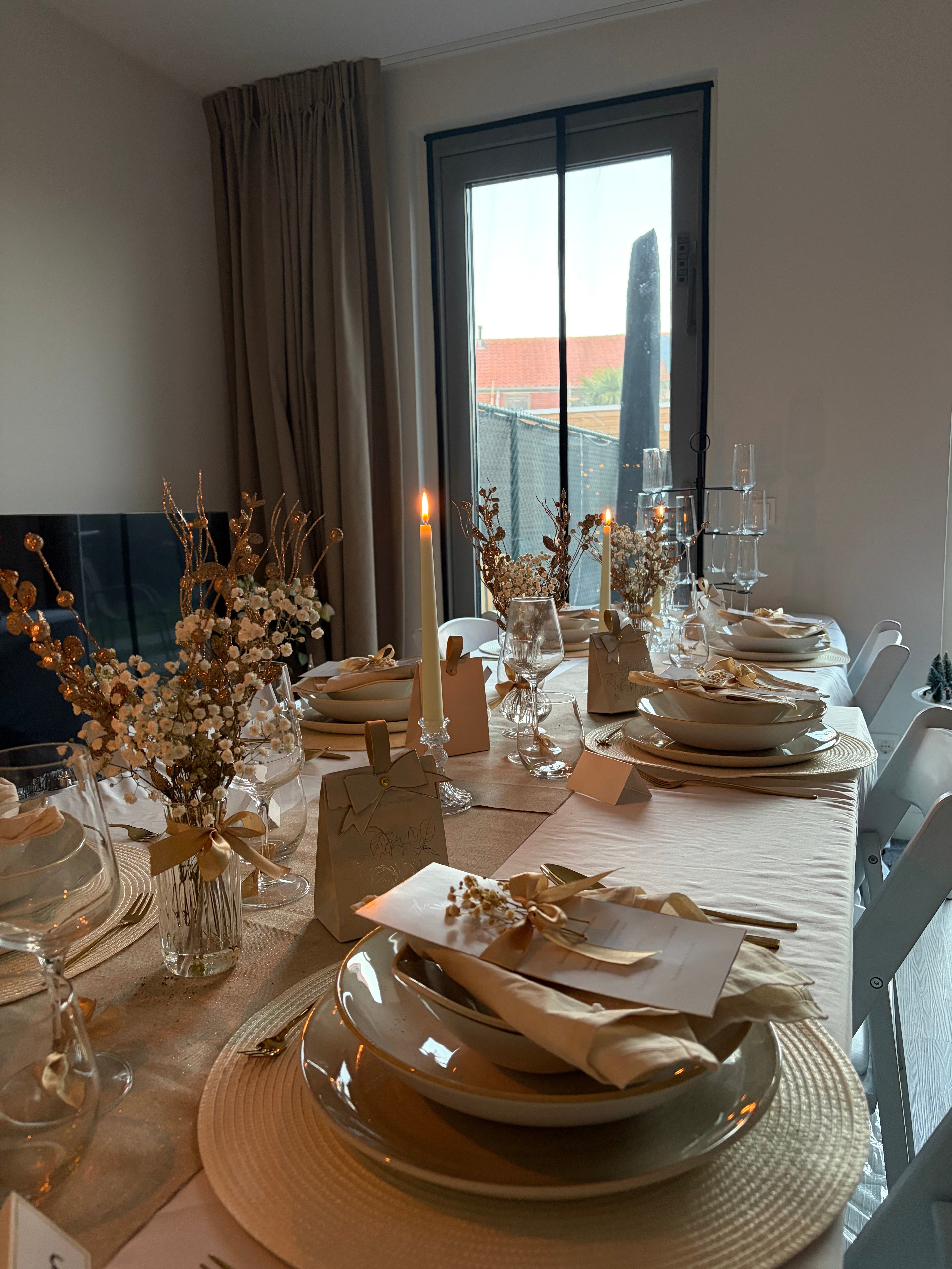 Champagne diner Jenna